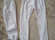 Grajewo ogłoszenia: Spodnie dresowe marki Dstreet w kolorze białym 65%bawełna.... - zdjęcie