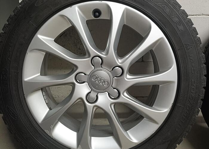 Grajewo ogłoszenia: Sprzedam ładne zadbane alusy z oponami do Audi 5x112 R16 opony...