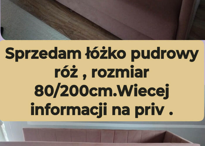 Grajewo ogłoszenia: Sprzedam łóżko 80/200