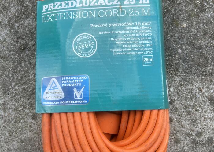 Grajewo ogłoszenia: Przedłużacz ogrodowy 25m