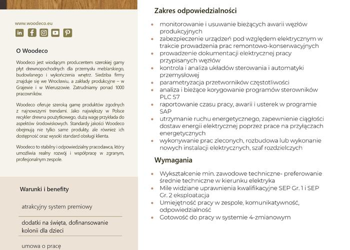 Grajewo ogłoszenia: Poszukujemy pracowników przy produkcji płyt drewnopochodnych oraz...